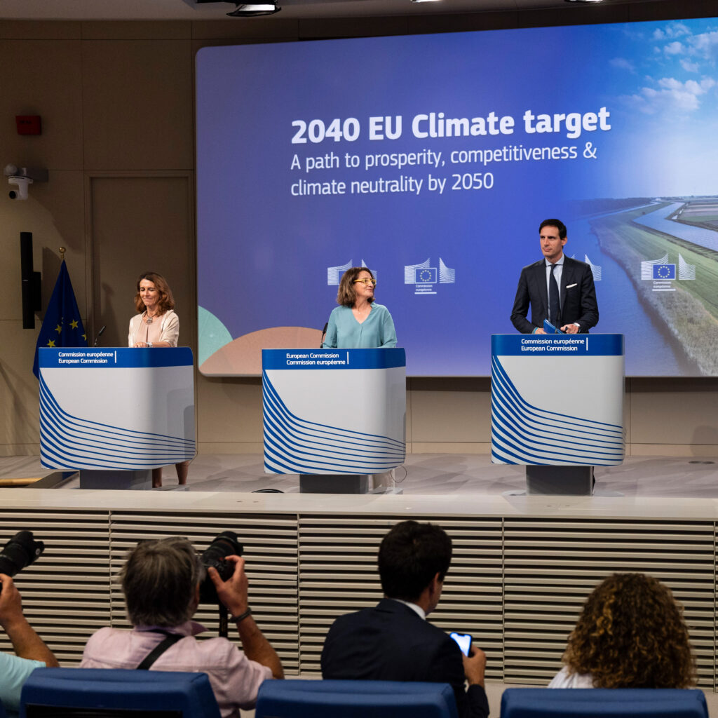 EU Kommission EU Klima-Ziele Teresa Ribera, Wopke Hoekstra V2_c_European Union, 2025_Quadrat