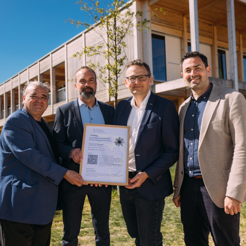 Green Event Zertifizierung Übergabe
